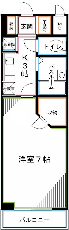 ビイルーム小金井 間取り