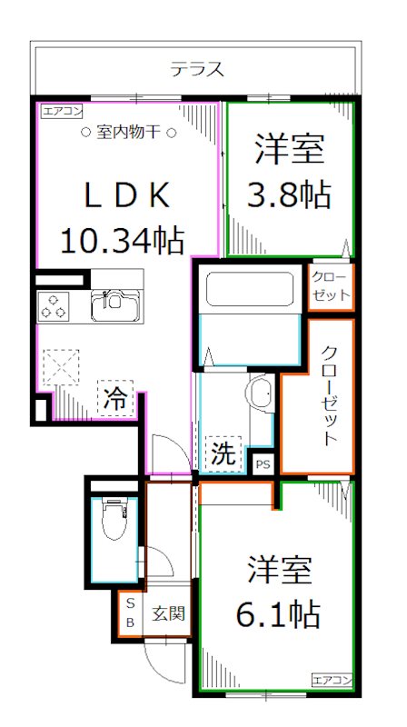 ＮＫガーデン 間取り