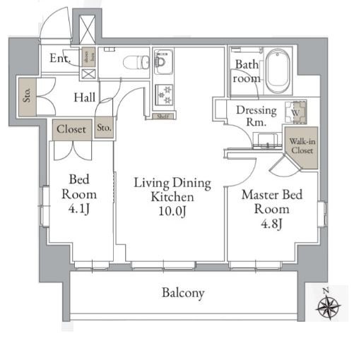 ＬｉｖｅＣａｓａ高円寺  間取り
