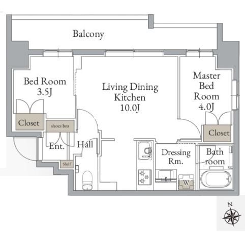 ＬｉｖｅＣａｓａ高円寺 間取り