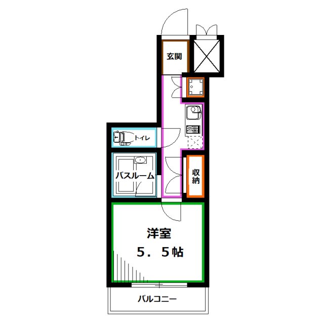 ルーブル荻窪弐番館 間取り