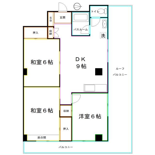 ナカムラマンション 間取り