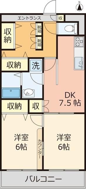 サンワード宮北A 間取り