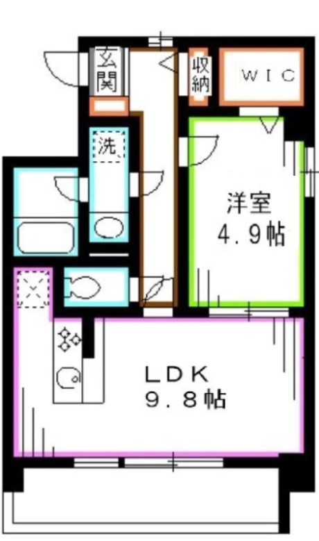 クレセント馬部 間取り