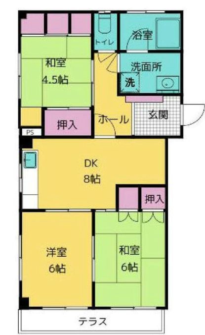 シャトレ高山 間取り
