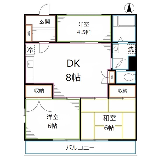 第五荒田ビル 間取り