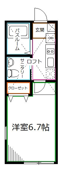 ルーブル国分寺 間取り