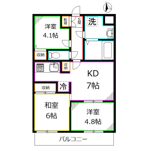 恋ヶ窪378レジデンス 間取り