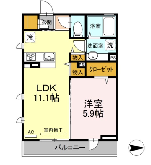 ヴィグノーブル上石神井 間取り