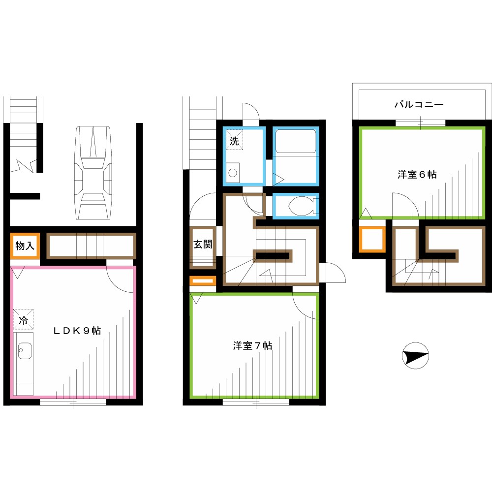 カーサ・インペリアル 間取り