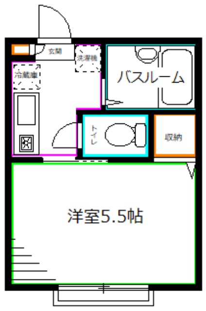 メゾンアムール  間取り