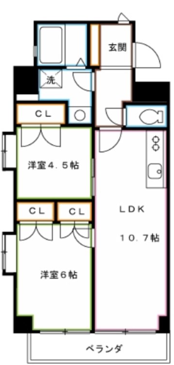 YM三鷹 間取り