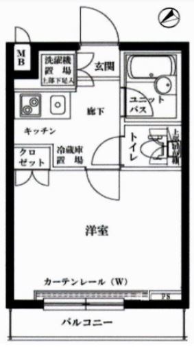 ルーブル荻窪伍番館 間取り