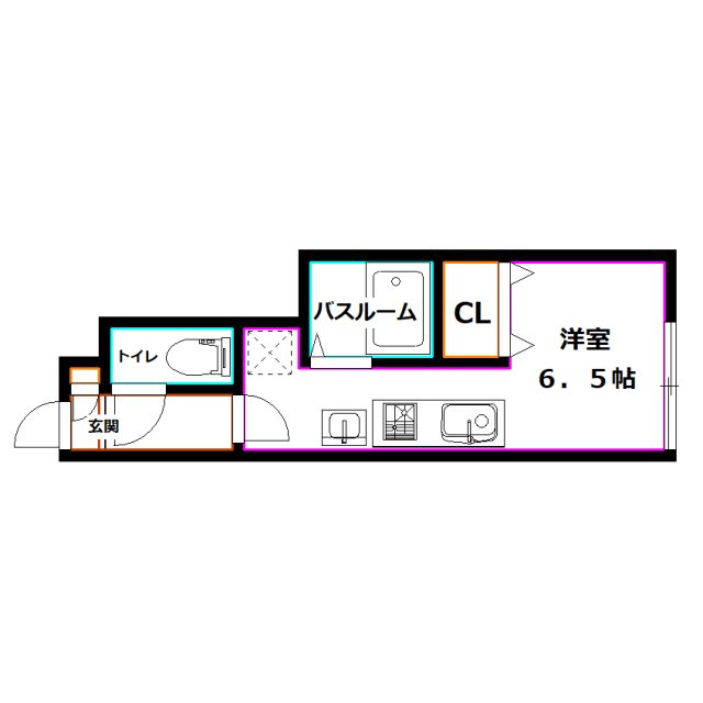 ソルナクレイシア三鷹Ⅱ 間取り
