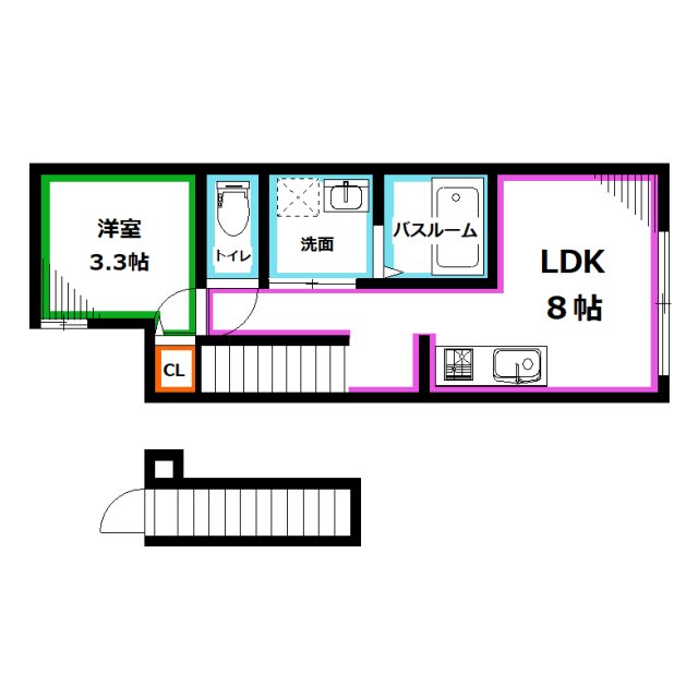 ソルナクレイシア三鷹Ⅱ 間取り