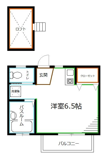 シャレー 間取り