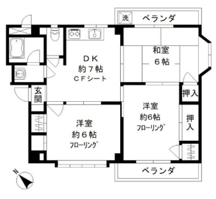 コーポプリンスⅡ 間取り
