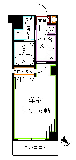 エスティメゾン中野富士見町 間取り