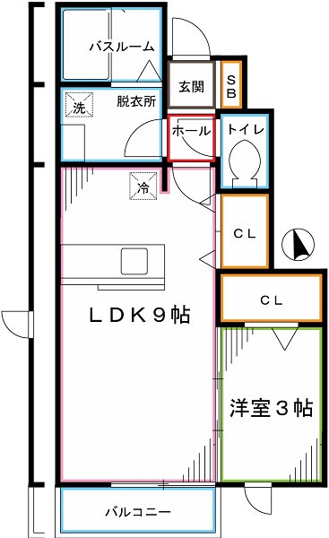 クレール国分寺 間取り