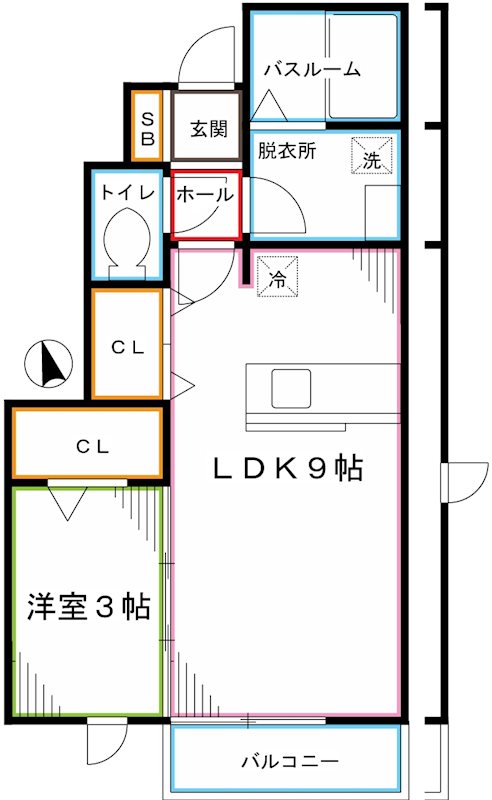クレール国分寺 間取り