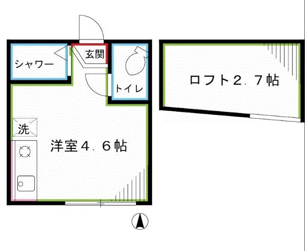 La Luce高円寺（ラルーチェ） 間取り