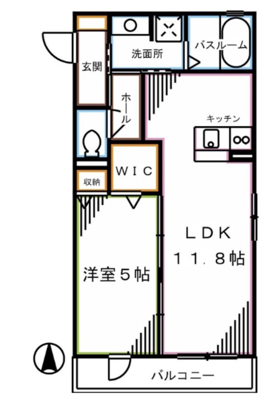 ソレイユ関町弐番館 間取り