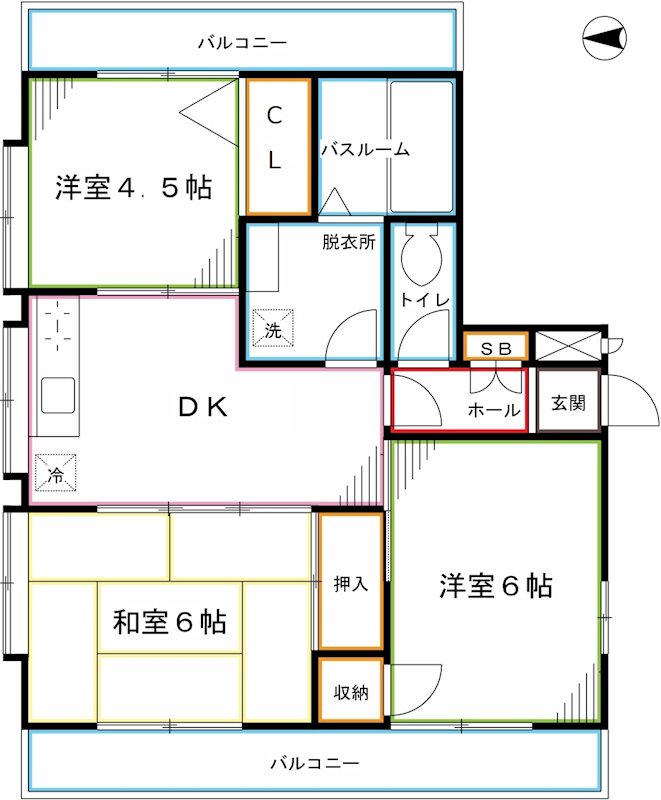 アメニティ国分寺 間取り
