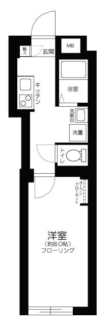 プラクティカル中野坂上 間取り