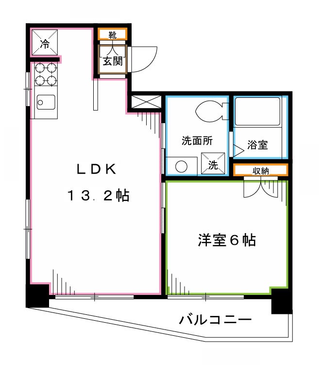 ラディアスウイング中野南    間取り図
