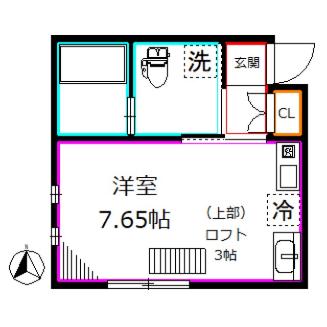 サンクヴェール小金井Ⅰ 間取り