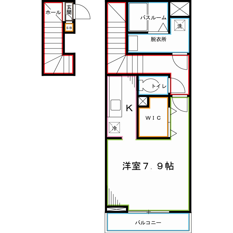 リブリ・SUN GREEN 間取り