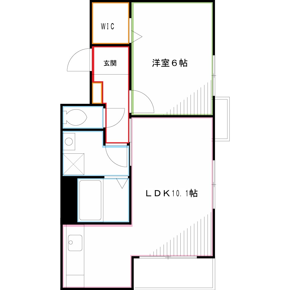 ドムス三鷹 間取り図