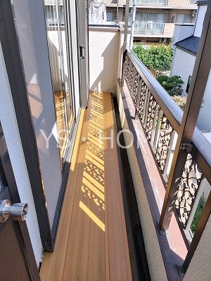 立野町貸家   ベランダ