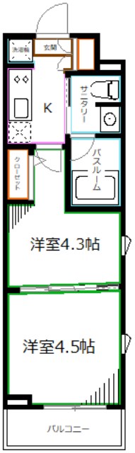 FORTUNA（フォルトゥナ）  間取り