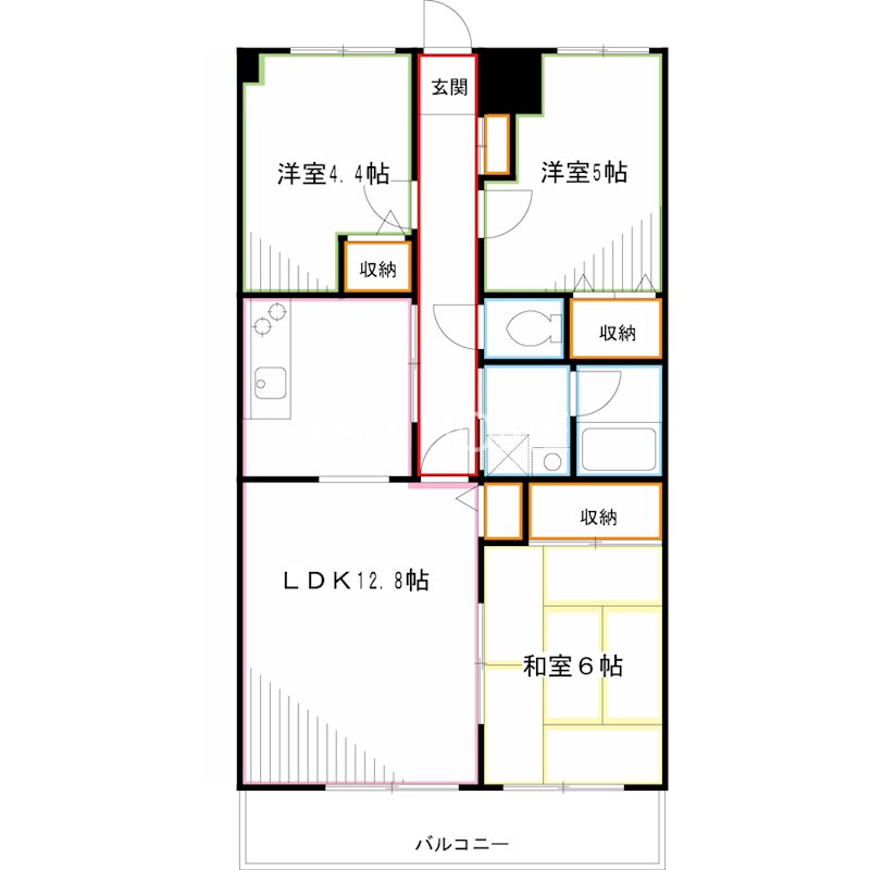 メゾンソレイユ 間取り