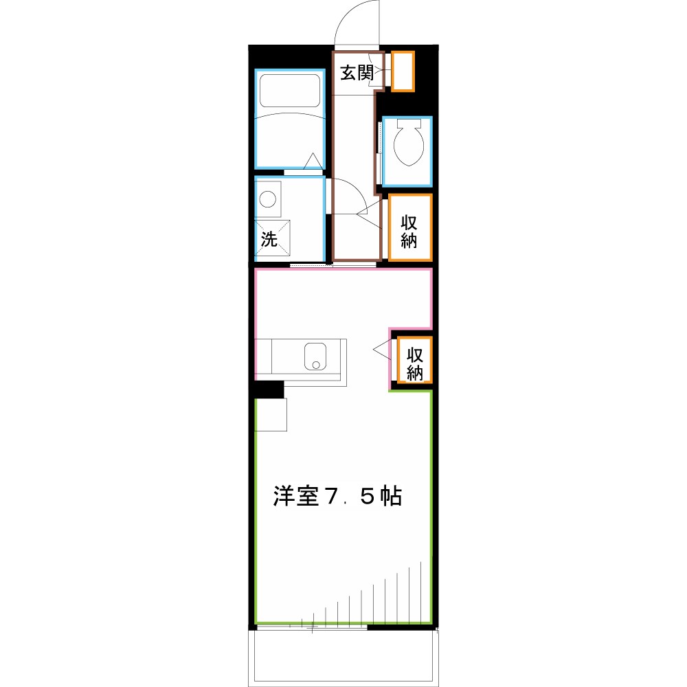 シャトーエクセラン 間取り