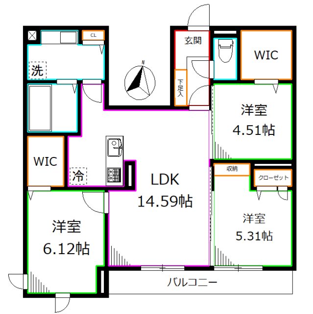 プライムレジデンス 間取り