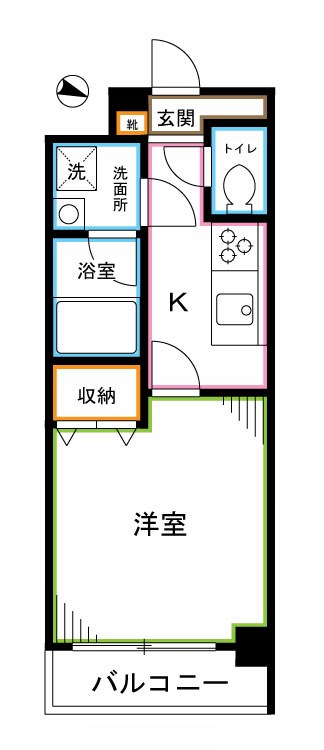 ALIVIO西落合 間取り