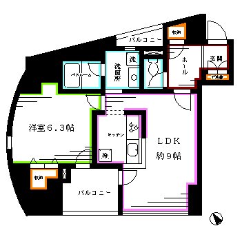 セルクル落合 間取り