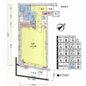 シンシア荻窪 間取り