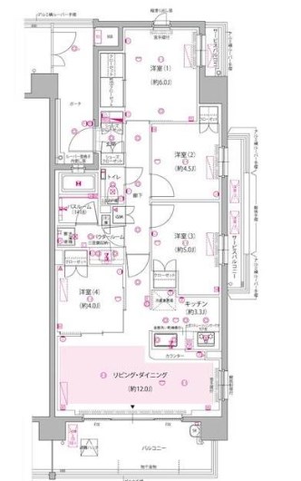ガーラ・レジデンス三鷹シャインパークス 間取り