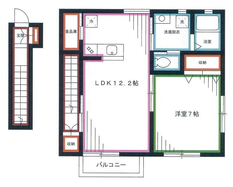 ウッディ宮前 間取り