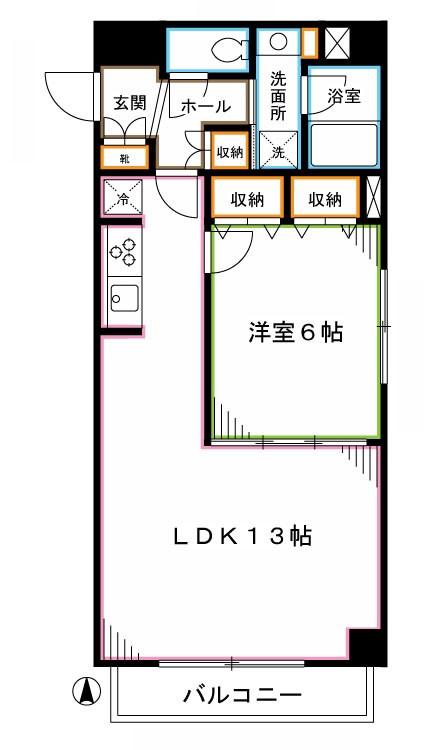 ステージファースト新中野 間取り