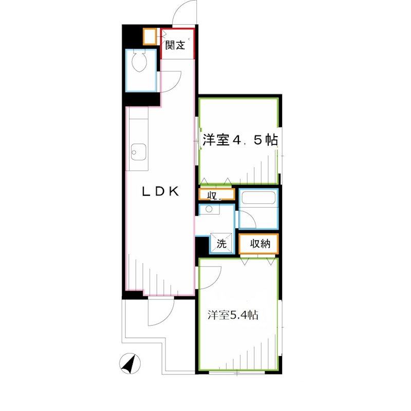 地蔵前マンション 間取り