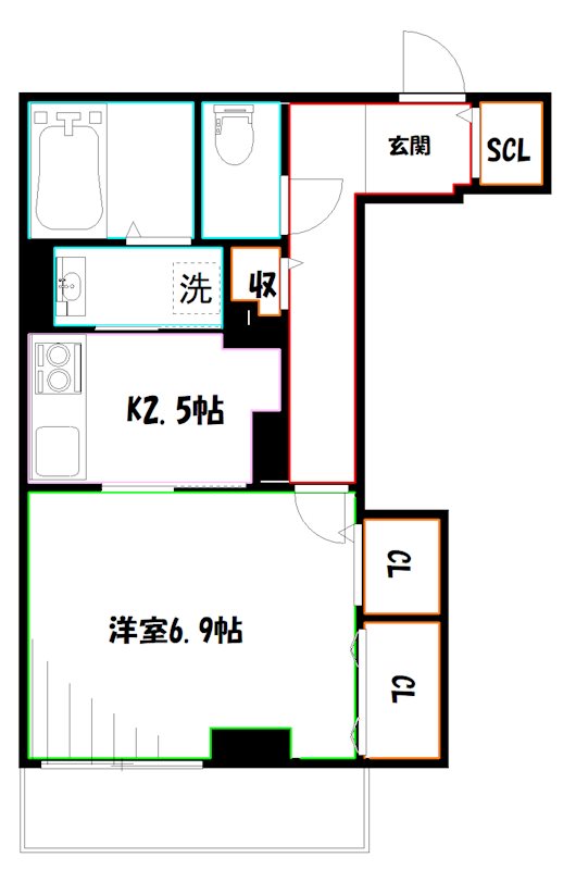 レイドバック吉祥寺 間取り