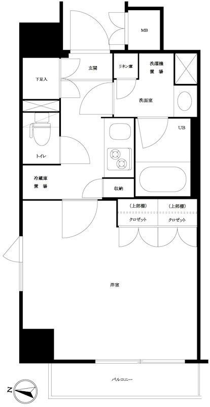 ルーブル方南町弐番館  間取り