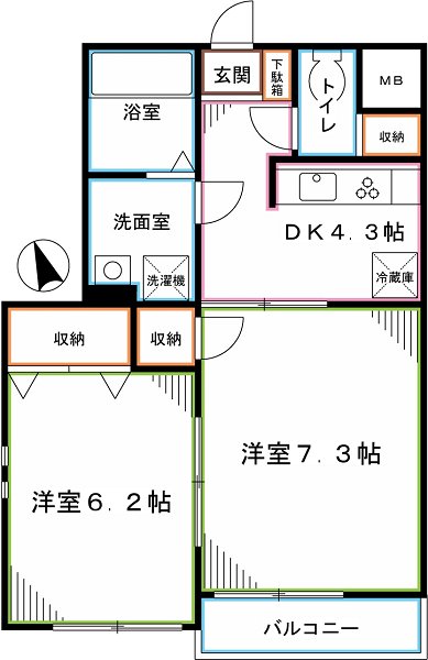 コンフォートレジデンス 間取り