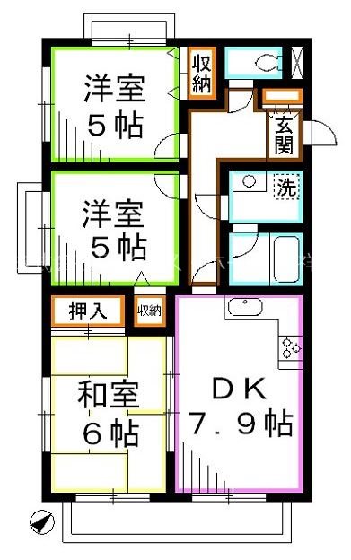 ヴェルドミール武蔵野 間取り