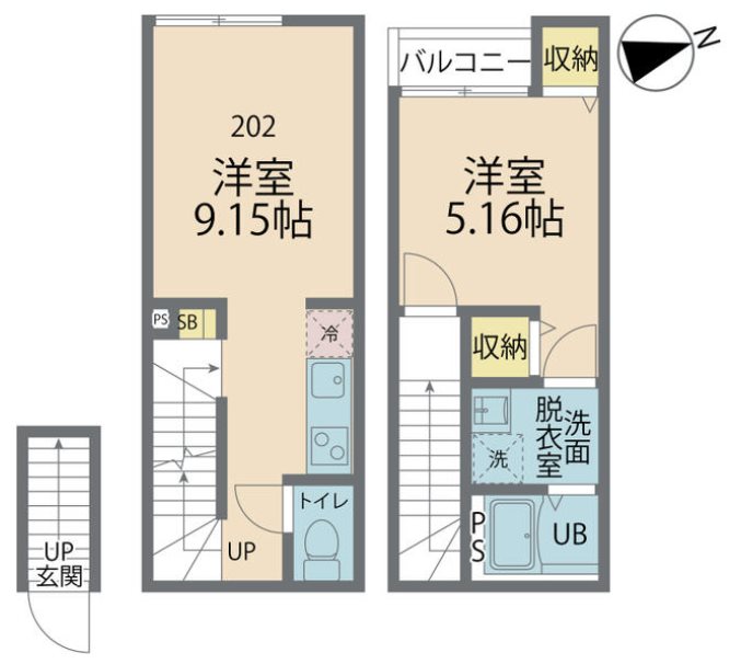 カインドネス国分寺本多 間取り