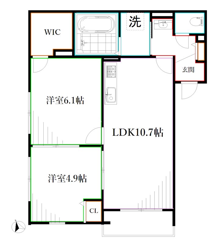 メゾン中町 間取り